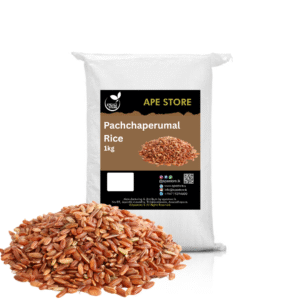 Pachchaperumal Red Rice 1kg– Sri Lankan Traditional Rice (පච්චපෙරුමල්)